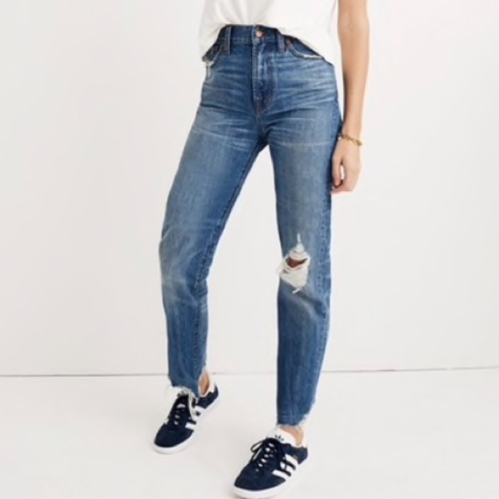 ✨Madewell✨ NWT the Perfect Summer Jean destructed
